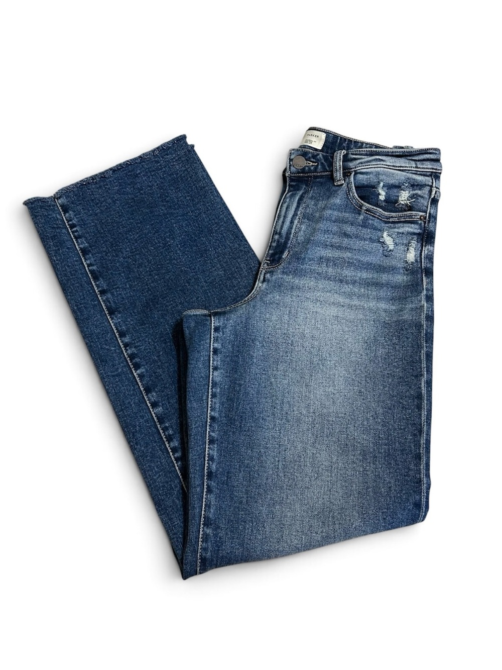 BKE Parker Jeans Wide Leg High Rise Raw Hem 29 x 34
